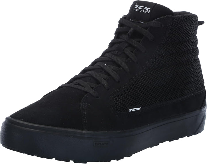 TCX Herren Street 3 Air Motorradstiefel 43 EU Schwarz, 43 EU Schwarz