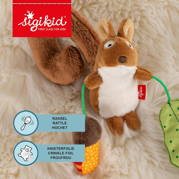 Sigikid Anhänger Kinderwagenspielzeug Rassel & Greiflinge Babyspielzeug Motorik Spielzeug für Babysc