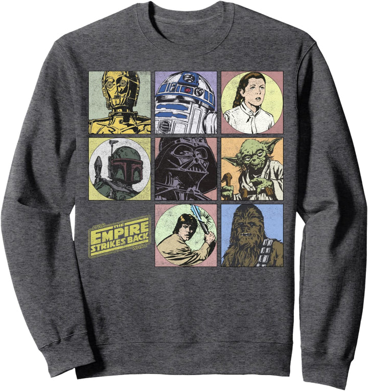 Star Wars The Empire Strikes Back Vintage Panel Poster Sweatshirt