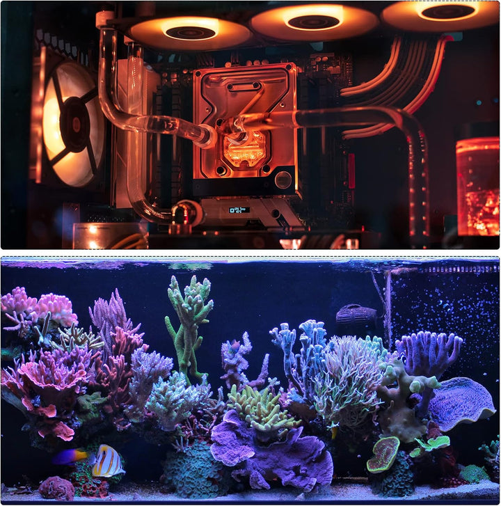 DMiotech 42x45mm 12" Klar Acryl Rohr Starre Kunststoffrohre für Aquarium Rohrleitung