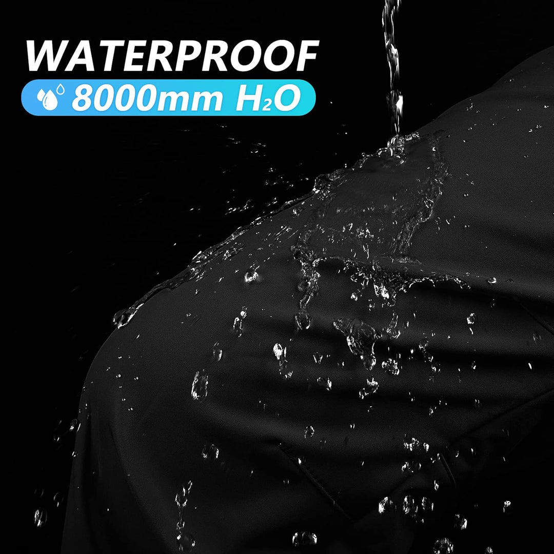 33,000ft Herren Skihose Hosenträgerhose Outdoorhose Wasserdicht Winddichte Softshellhose Warme Gefüt