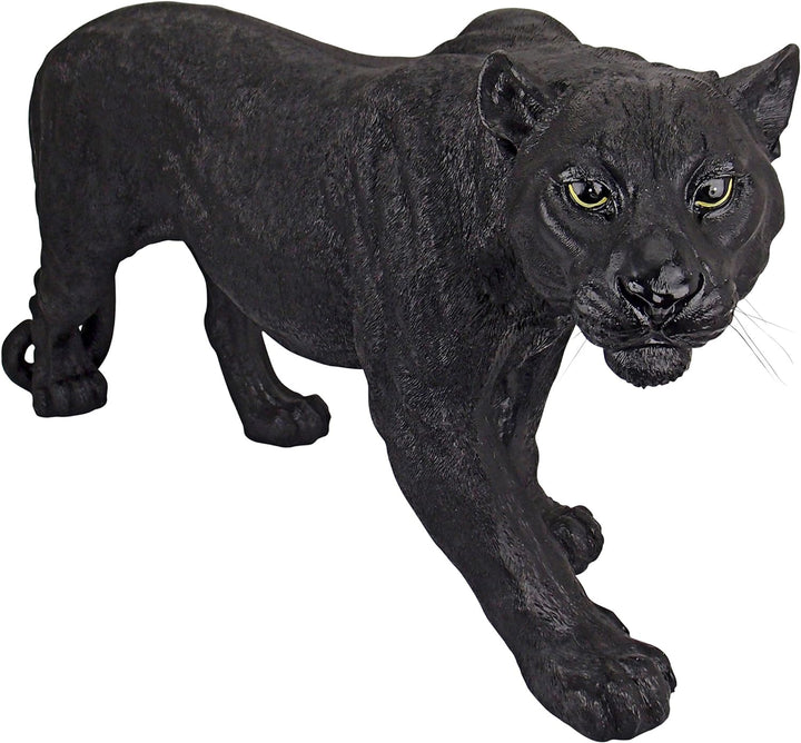 Design Toscano Raubtier im Schatten, Schwarzer Panther - Gartenfigur Large, Large