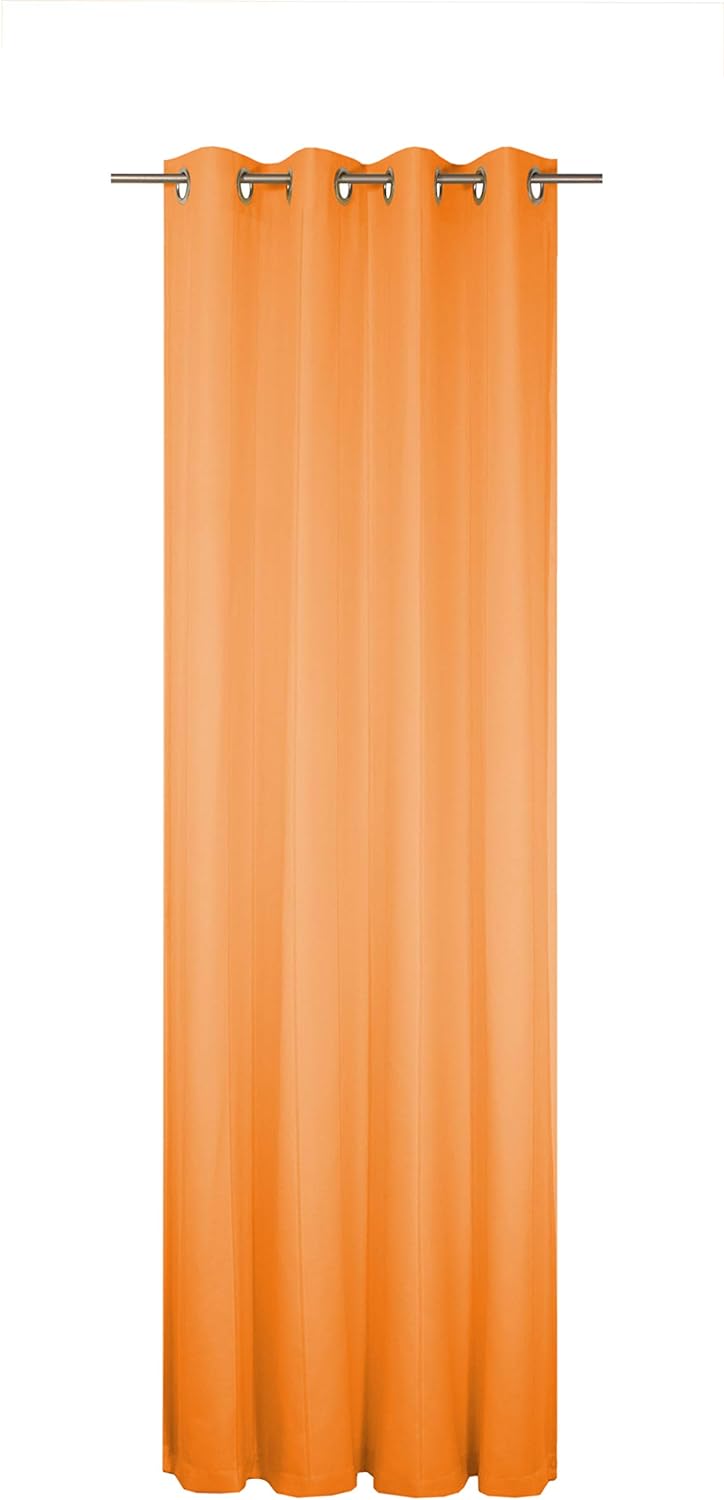 Wirth Fertigschal Felsted mit Ösen, Polyester, Orange, 180 x 132 cm Orange 180 x 132 cm, Orange 180