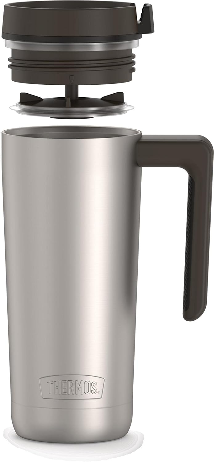 Thermos Alta Series by Edelstahlbecher, 510 ml, matt/Espressoschwarz 1 Count (Pack of 1) Matte Black