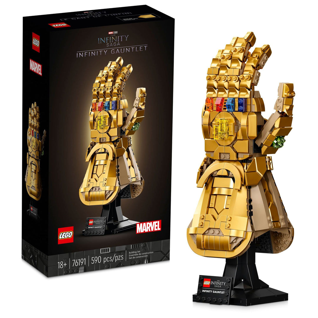 LEGO Marvel Infinity Gauntlet 76191 Collectible Building Kit; Thanos Right Hand Gauntlet Model with