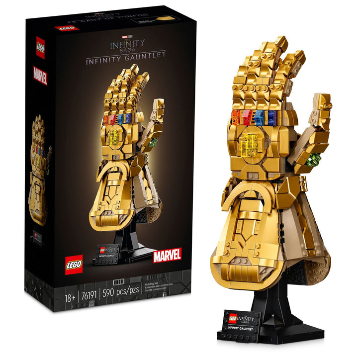 LEGO Marvel Infinity Gauntlet 76191 Collectible Building Kit; Thanos Right Hand Gauntlet Model with