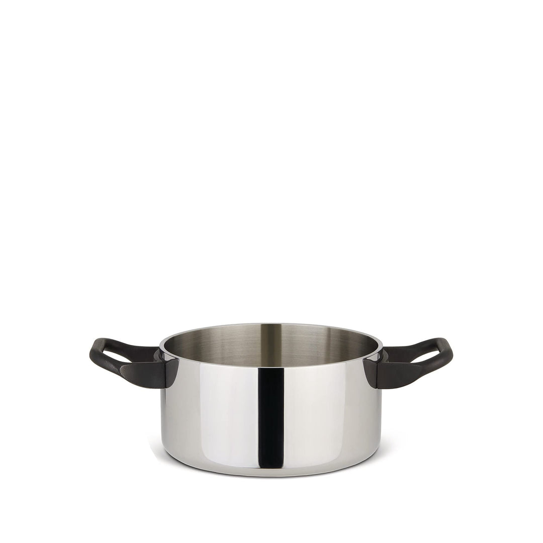 Alessi LA Cintura di Orione“ Bratentopf aus Multiply 16,0cm∅, Edelstahl, 16 cm 27.3 x 23 x 7.8 cm, 2