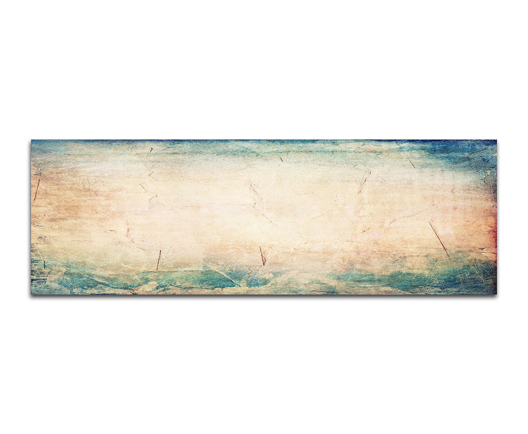Paul Sinus Art Panoramabild auf Leinwand und Keilrahmen 120x40cm Hintergrund Grunge Textur abstrakt