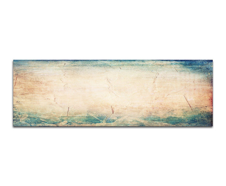 Paul Sinus Art Panoramabild auf Leinwand und Keilrahmen 120x40cm Hintergrund Grunge Textur abstrakt
