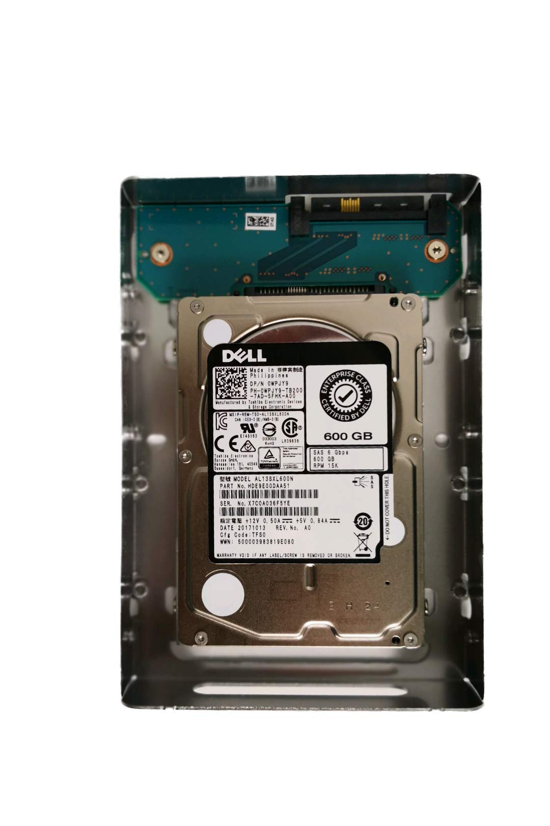 Dell WPJY9 / Toshiba AL13SXL600N 600GB 15K 6.0Gbps