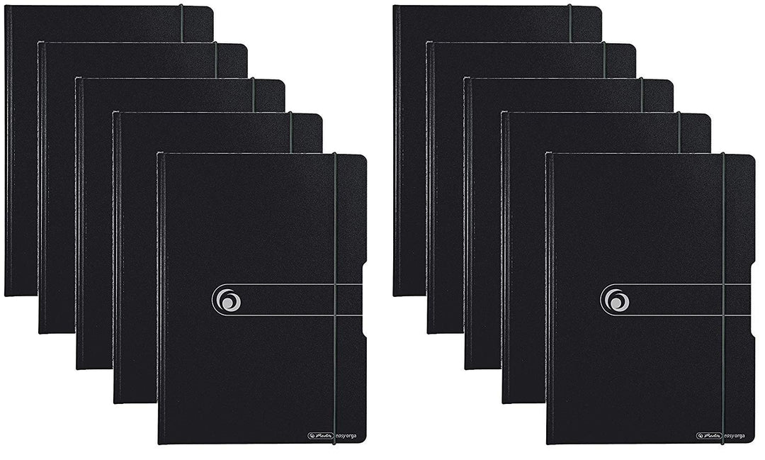 Herlitz 11217221 Klemmbrettmappe PF A4 (1 Stück, schwarz, 10) 1 Stück schwarz 10, 1 Stück schwarz 10