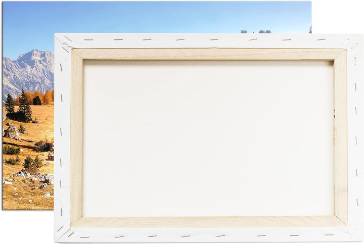 deyoli einzigartige Berglandschaft Italiens Format: 80x60 als Leinwandbild, Motiv fertig gerahmt auf