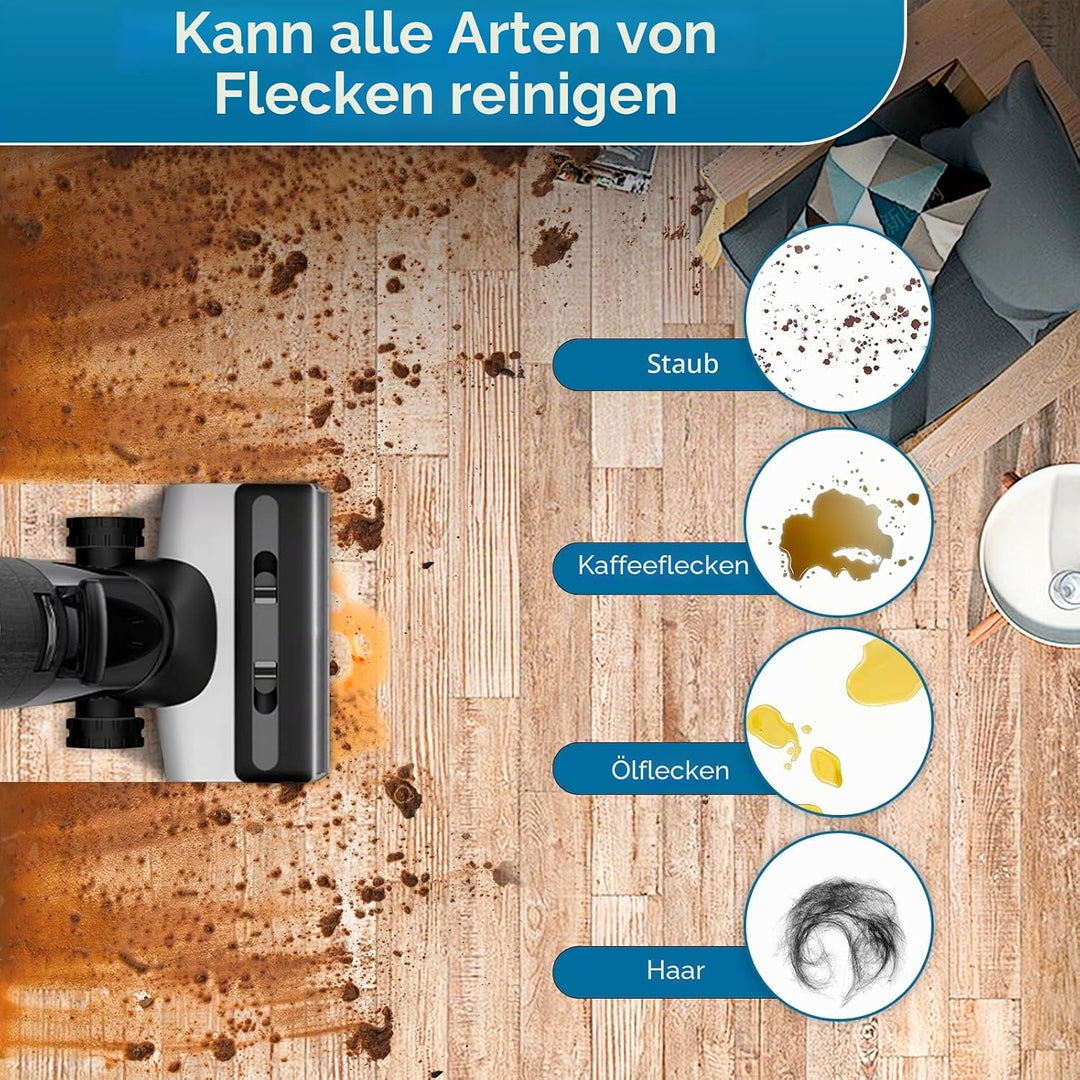 【Version 2, abnehmbar】(6 Stück) S7 Pro Bürstenwalzen und HEPA-Filter, kompatibel mit Tineco Floor On