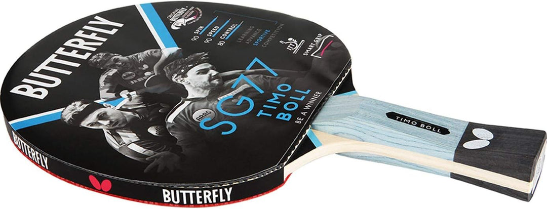 Butterfly® Timo Boll SG77 Tischtennisschläger | Tischtennis Racket Bat Hobby & Training | routiniert
