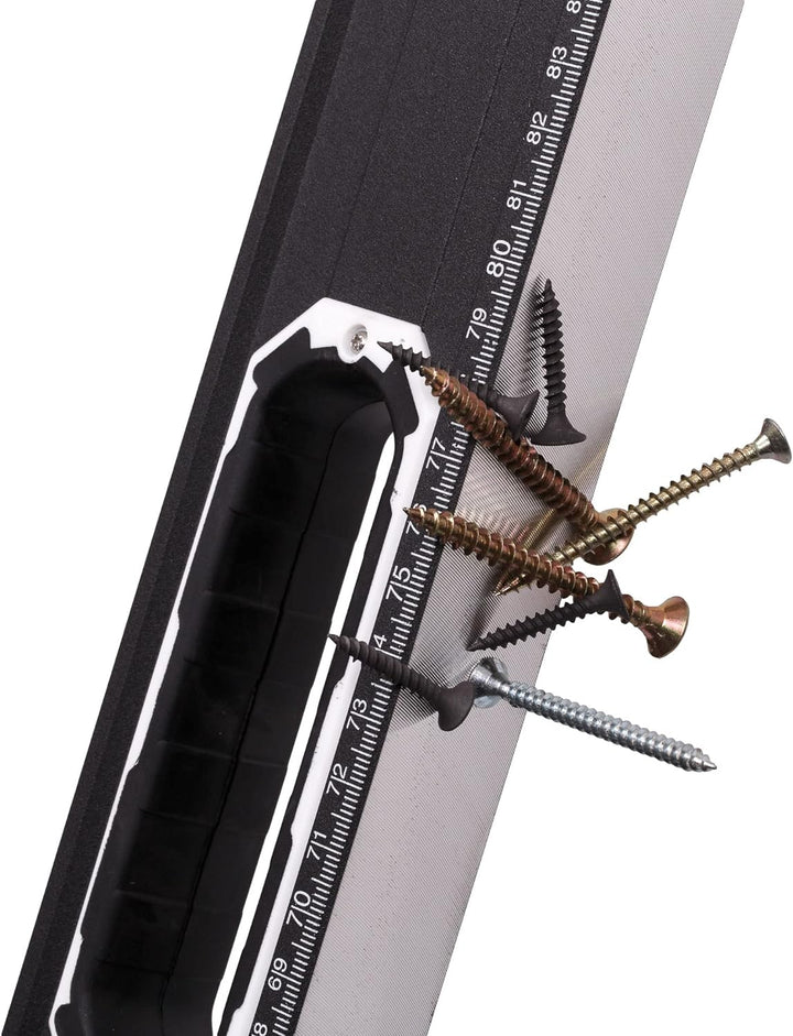 MIVOS - Aluminium Wasserwaage 80 cm mit Magnet System und Aluminium-Gehäuse - Wasserwaage mit 3 Libe
