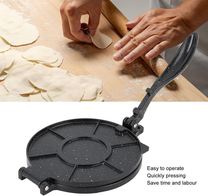 Tortillapresse, 10-Zoll-Tortilla- und Roti-Maker, Multifunktionale Antihaft-Kochplatten für Tortilla