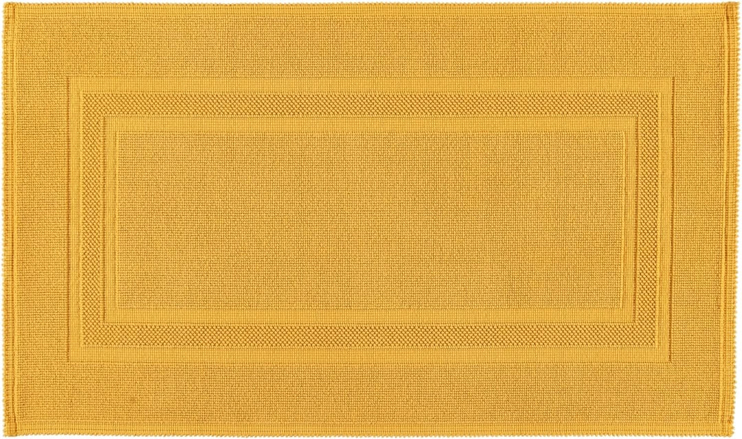 Rhomtuft Badteppich Gala Curry 348 - 70 x 120 cm Gold - 348 70x120 cm, Gold - 348 70x120 cm