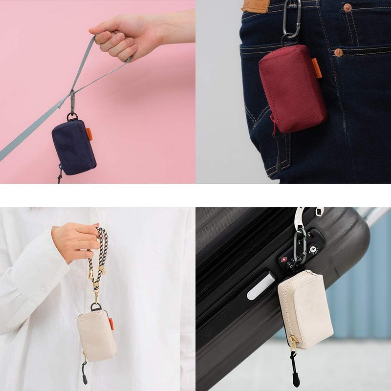 Sinjimoru Abnehmbare Handytasche für Rucksäcke, Handgelenktasche fürs Smartphone Multifunktionale Ha