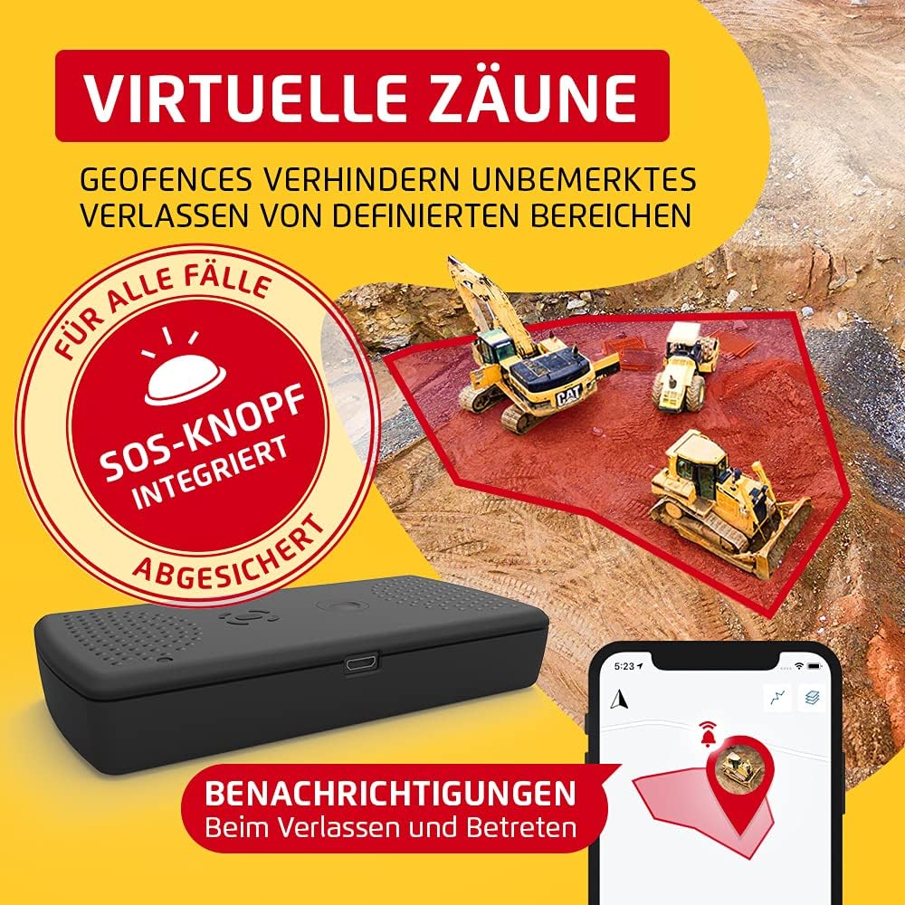 Prothelis Meintal GPS Tracker Auto Wohnmobil Motorrad mit Akku Laufzeit bis 500 Tage | Peilsender mi
