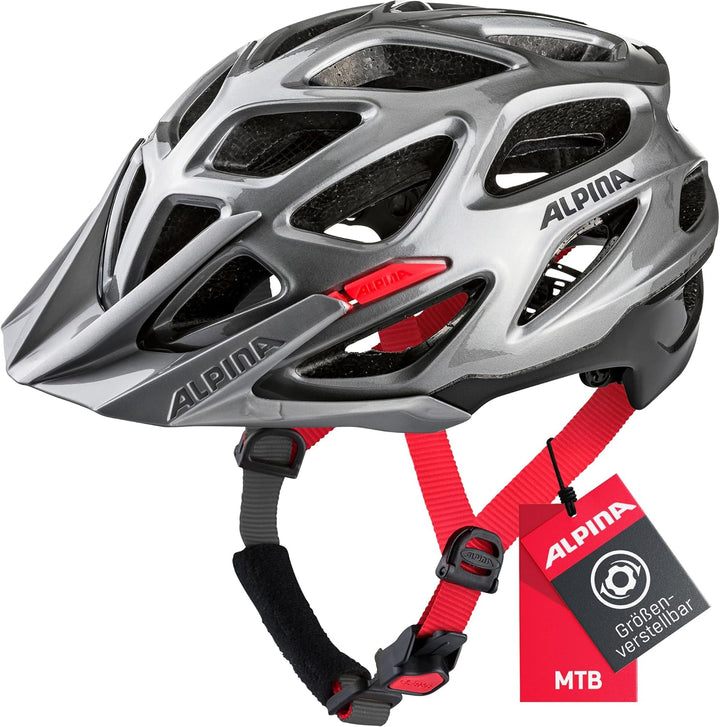 ALPINA MYTHOS 3.0 - Leichter, Optimal Belüfteter & Anpassbarer Fahrradhelm Mit Antibakteriellen Pols