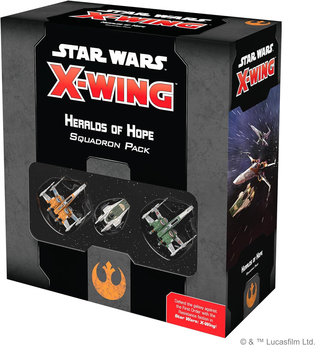 Fantasy Flight Games Zubehör FFG-Star Wars X-Wing 2nd Edition Heralds of Hope Pack-EN, Schwarz, 8. R