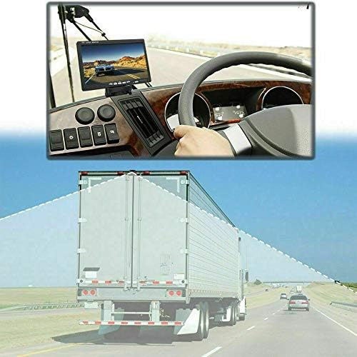 12 V-24 V 17,8 cm Auto TFT LCD-Bildschirm HD Monitor + Bus LKW-Anhänger 18LEDs IR-Nachtsicht wasserd