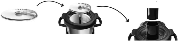 Pommes-Scheibe für cookit kompatibel mit Bosch MUZ9PS1 17000938 Wendescheibe für Durchlaufschnitzler