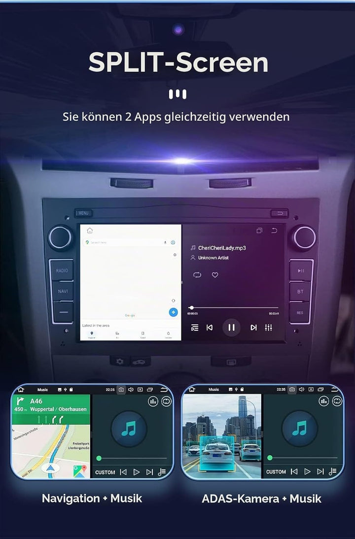 HIZPO 7 Zoll Auto Audio Stereo Doppel Din In Dash für Opel Vauxhall Corsa Vectra Astra Unterstützung