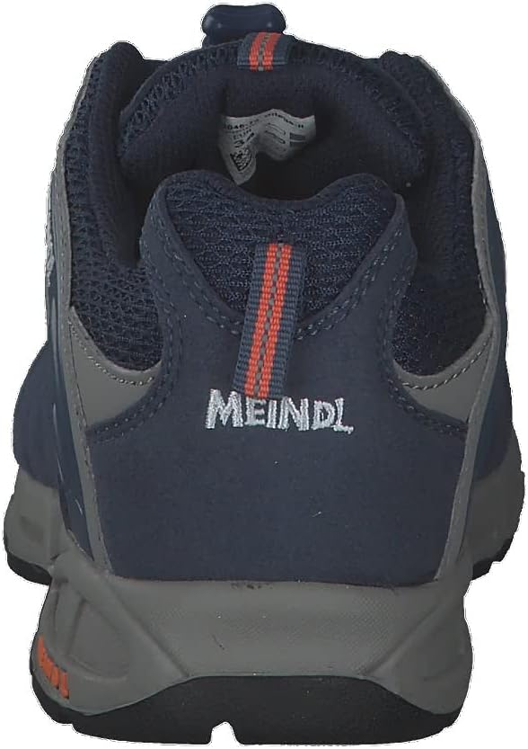 Meindl Herren Nebraska Trekking-& Wanderhalbschuhe 26 EU Navy Orange, 26 EU Navy Orange