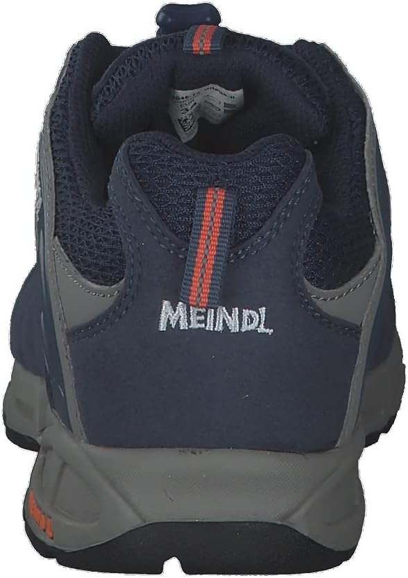 Meindl Herren Nebraska Trekking-& Wanderhalbschuhe 38 EU Navy Orange, 38 EU Navy Orange