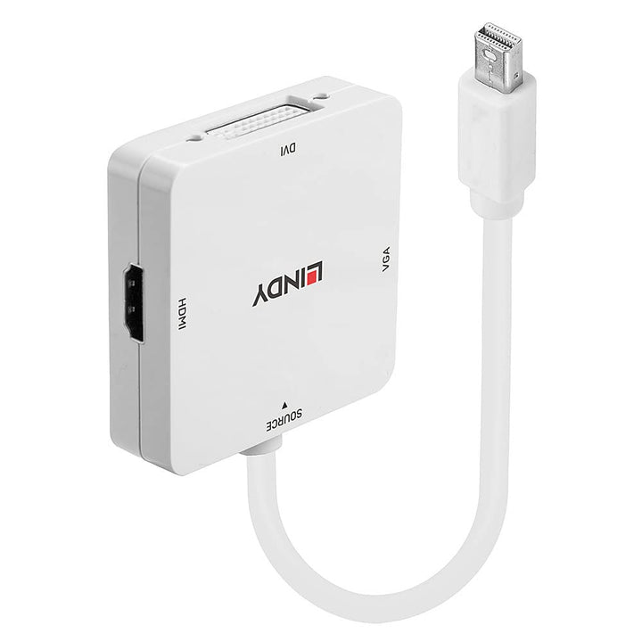 LINDY 41035 Mini DisplayPort auf HDMI, DVI & VGA Konverter mDP 1.2 to HDMI, DVI & VGA, mDP 1.2 to HD