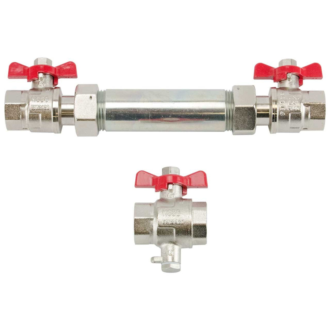 Einbausatz für Wärmezähler F90 und F96Plus 3/4 Zoll DN15 110mm