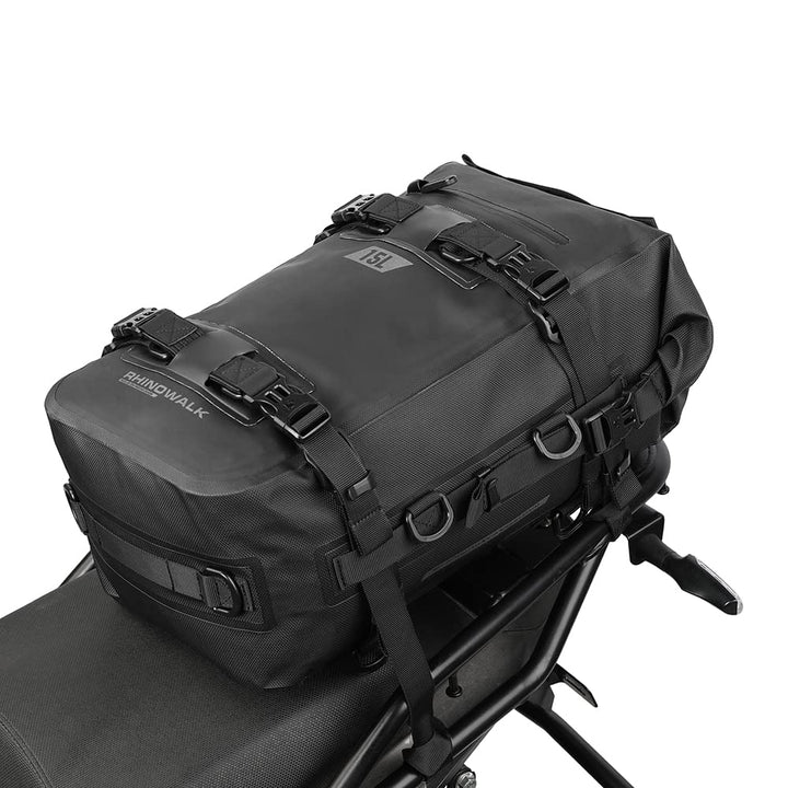 Rhinowalk Multifunktionale Motorradtasche Hecktasche Motorradgepäck 15L Motorradkoffer Satteltaschen