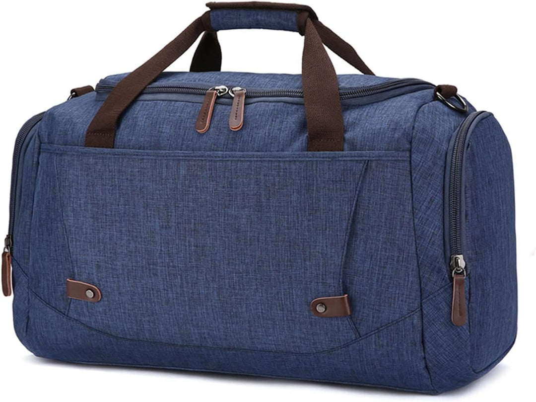 FANDARE Reisetasche Grosse Sporttasche Segeltuch Schultertasche Tote Handtasche Männer Weekender Tas