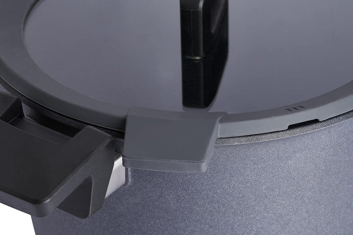 Woll Gusstopf inklusiv Deckel, Aluguss, grau, 28 cm, 2-Einheiten, 35 x 28 x 15.5 cm