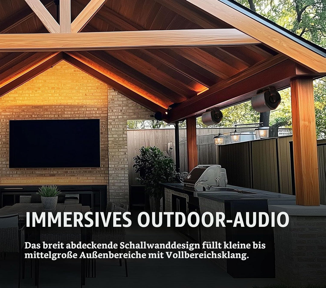 Polk Audio Atrium 5 sats Aussen-Lautsprecher (100 W) weiss, Weiss