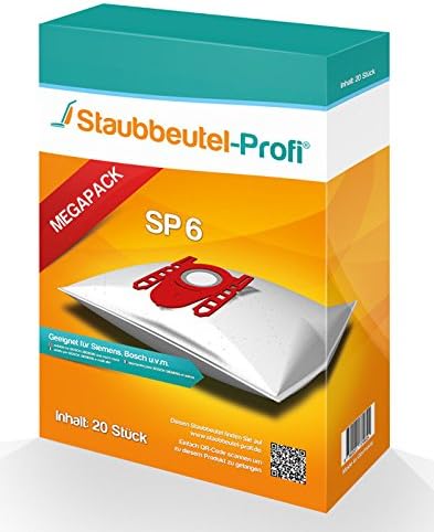 20 Staubsaugerbeutel geeignet für Siemens VS06B1110 VS06B113 synchropower von Staubbeutel-Profi® kom