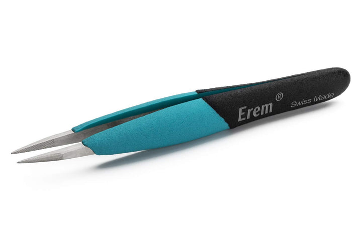 Weller Erem EOOSA Ergonomische Sehr Robuste Präzisionspinzette mit Geraden Starken Spitzen für Stand