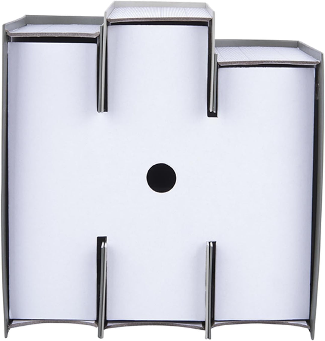 Karlsson KA5756GR Tischuhr, Trompe-L'Oeil-Bücher, Buch, Grün, Fester Karton und Metall, H20 x 20 x 1