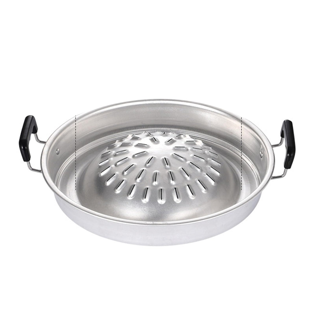 Thai BBQ Grillpfanne, Mookata Thai Steakgrill Holzkohlepfanne Aluminium Grillpfanne Hot Pot für Fami