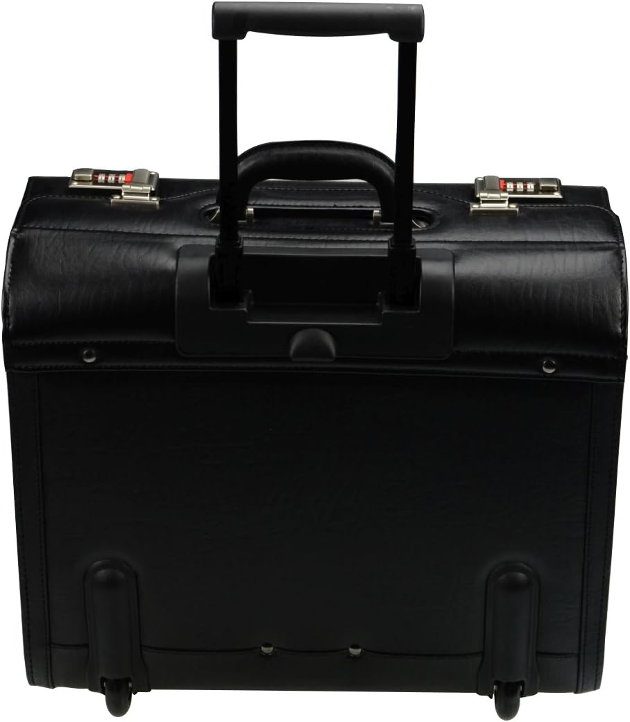 ALASSIO Pilotenkoffer Notebookkoffer SAN REMO schwarz