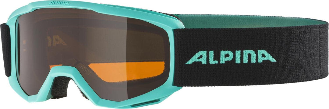 ALPINA PINEY - Beschlagfreie, Extrem Robuste &amp; Bruchsichere Skibrille Mit 100% UV-Schutz Für Kinder,
