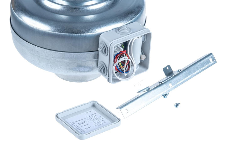 Steinberg14 Rohrventilator 100mm Rohrlüfter Abluftventilator Lüftung Lüfter 379m³ A Ø 100mm Rohrvent