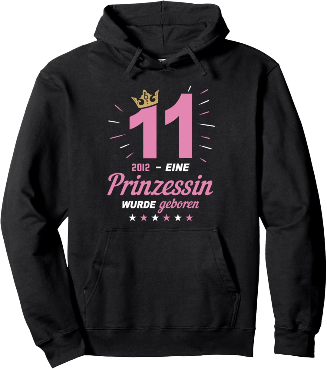 11 Geburtstag Eine Prinzessin Ist Geboren Jahrgang 2012 Pullover Hoodie