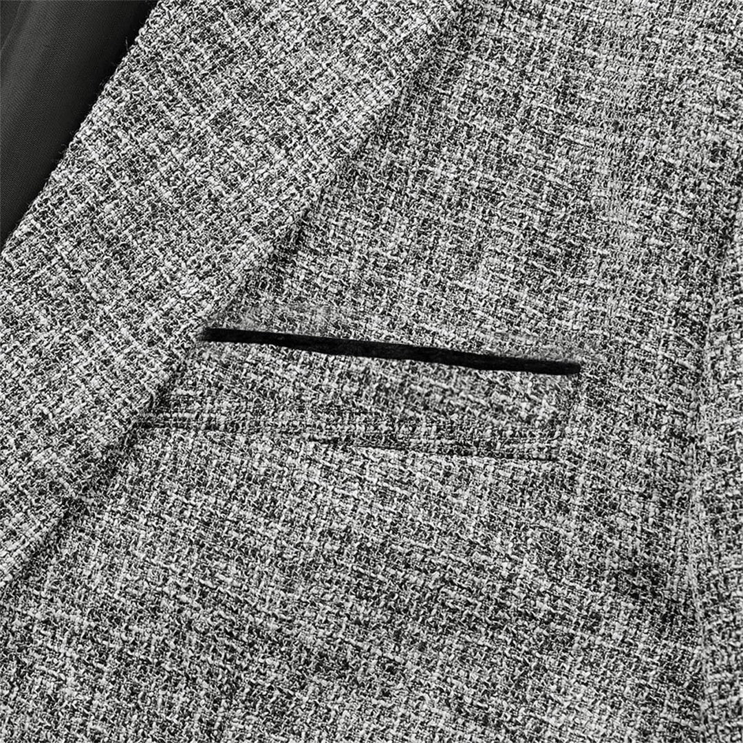 Allthemen Herren Sakko Sportlich Baumwolle Blazer Slim Fit Modern Jackett Jacke Casual Anzugjacke fü