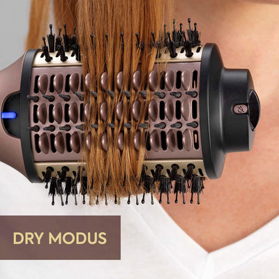 BaByliss Air Power Volume, Warmluftbürste und Heizbürste in einem, Anti-Frizz Ionen Technologie, Lan
