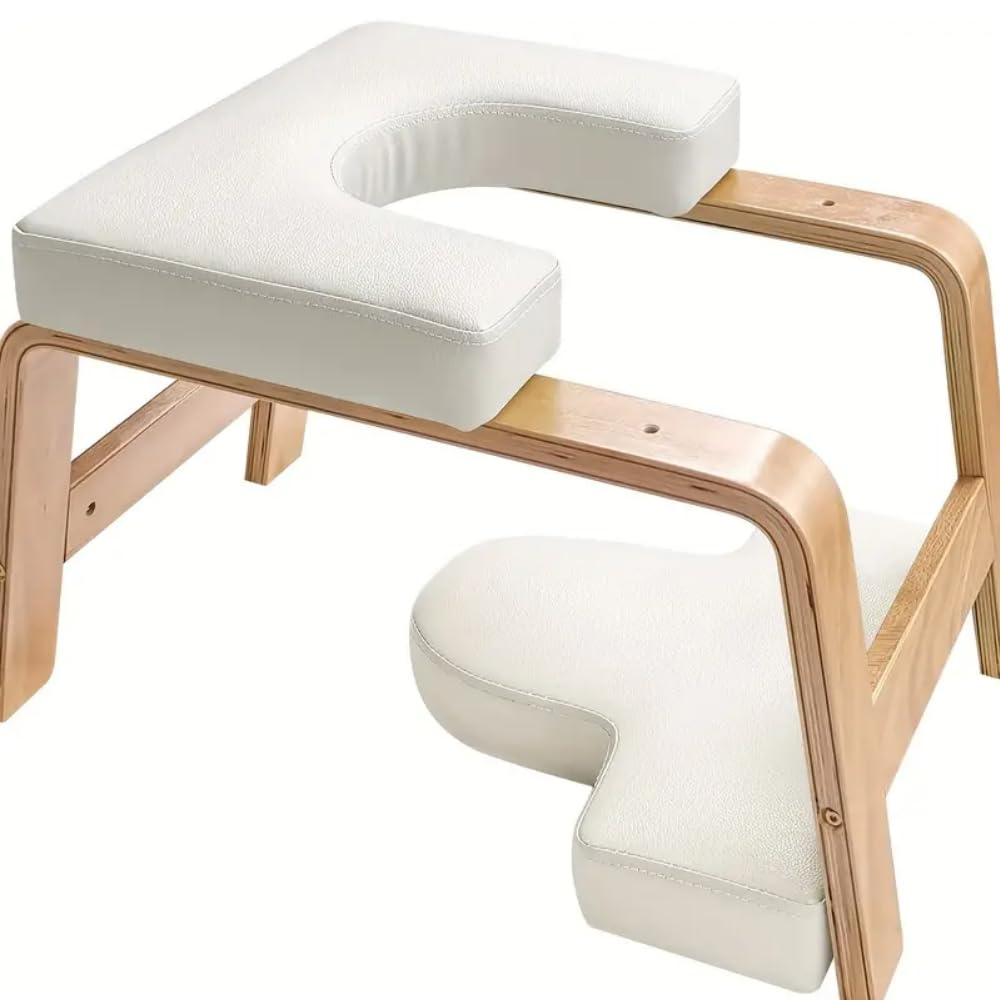 FFitness Yoga Headstand Hocker für zu Hause Inversionsbank Headstand Chair aus Holz Inversionsstuhl