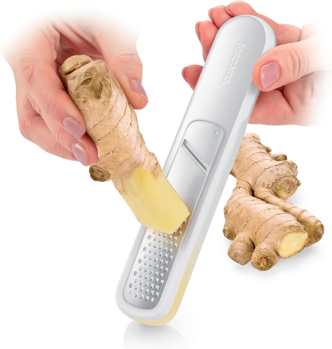Tescoma Ingwer und Knoblauchhobel Handy X-sharp, mit Siebboden