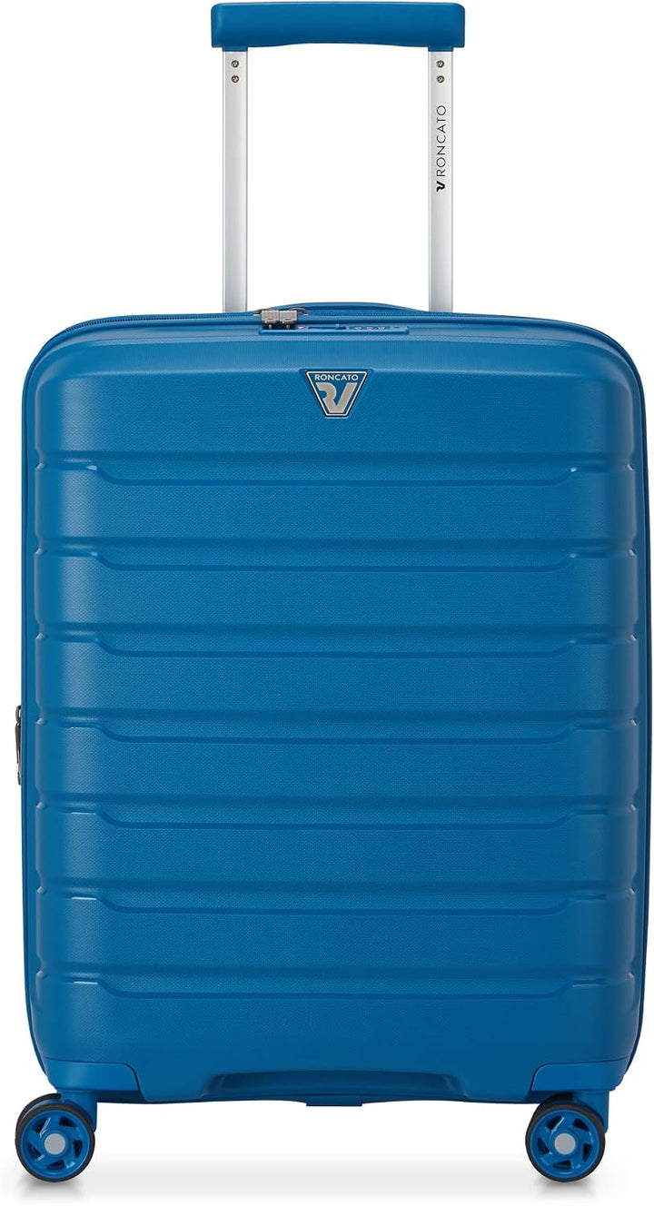 RONCATO B-FLYING Handgepäck Trolley - 4 Rollen, 55/20 erweiterbar, DENIM Öl 55 cm, Öl 55 cm