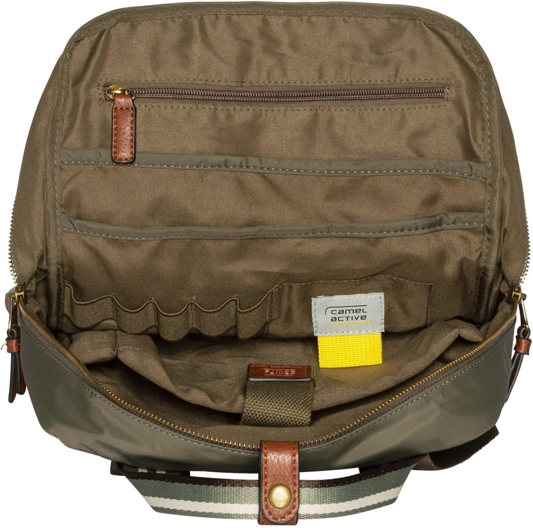 camel active bags Bari Damen Rucksack Backpack, 14 L Khaki